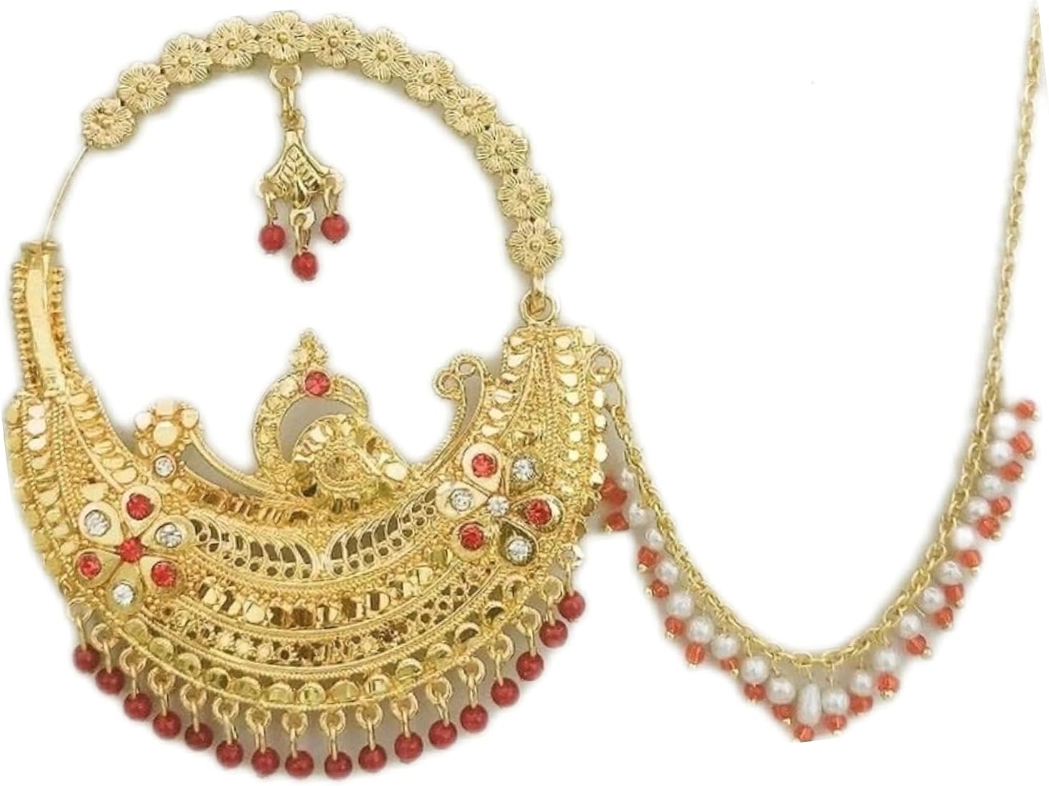 Exploring the Exquisite World of Designer Garhwali Gold Nath Designs